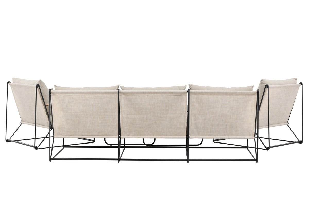 Garden Lounge Set Santorini – Weatherproof in Mediterranean Design with Cushions