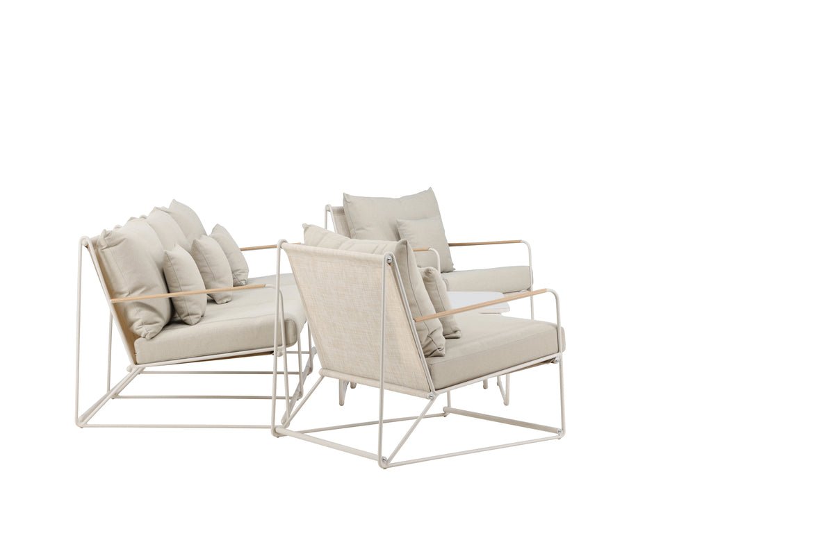 Garden Lounge Set Santorini – Weatherproof in Mediterranean Design with Cushions