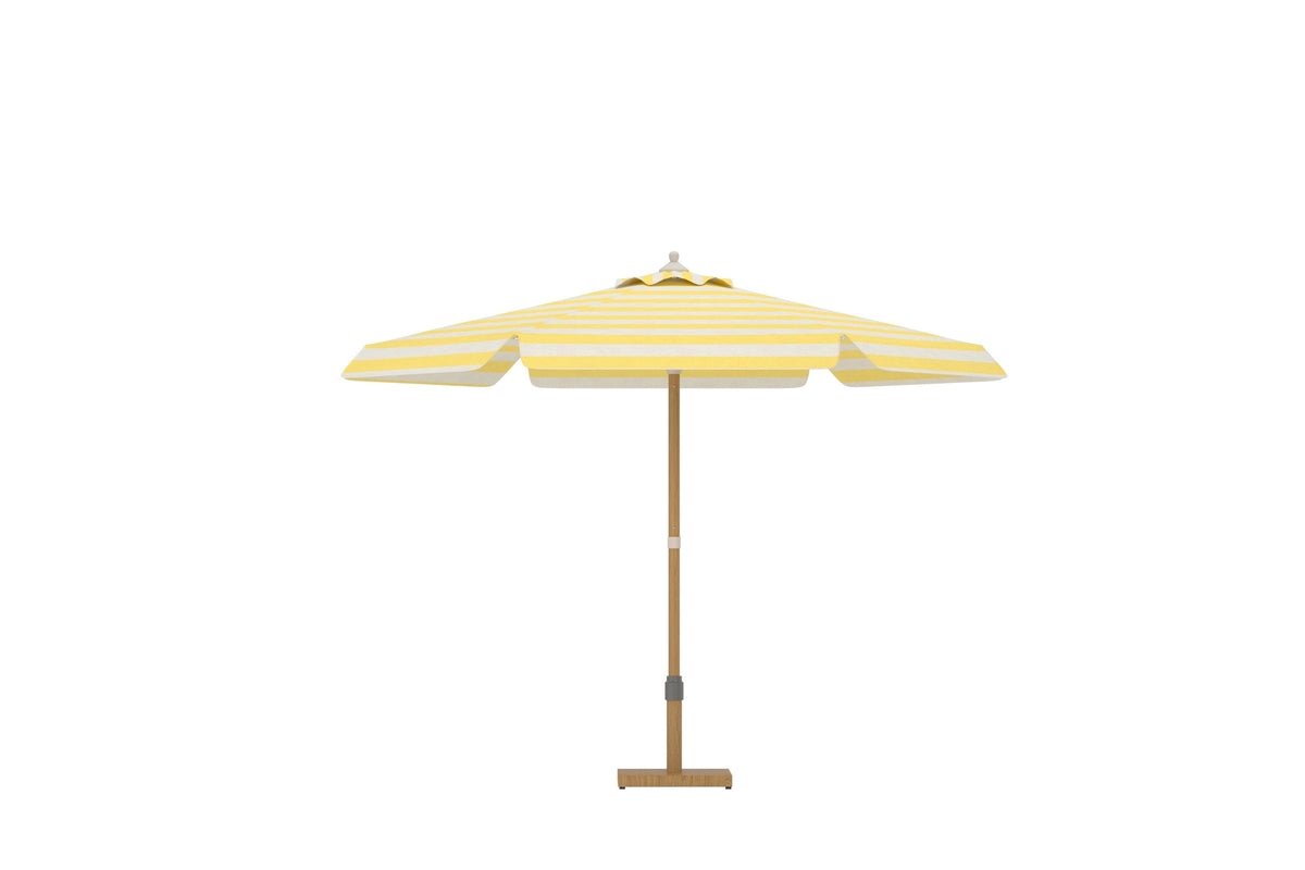 Tivaro Sun Umbrella – With Steel Frame and Striped Canopy