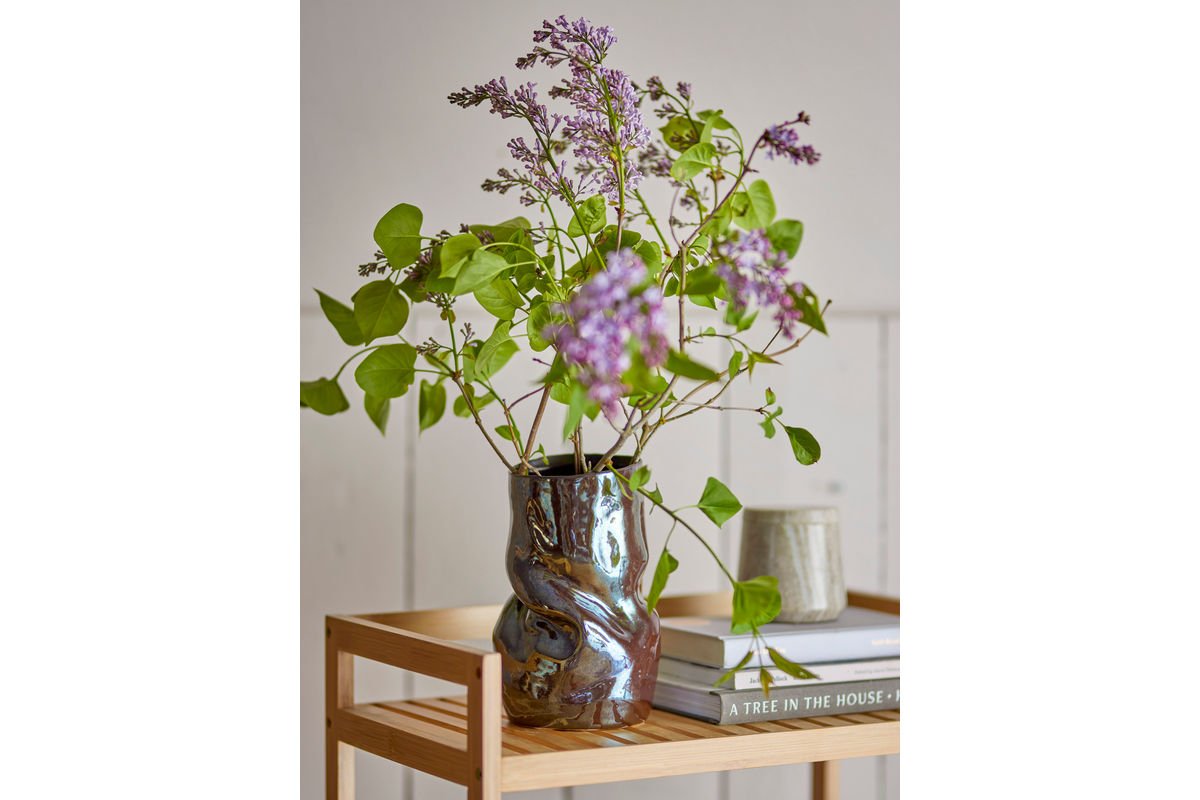 Vase « Alena » – Grès noir