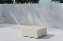 Table d'appoint de jardin Ravelo - Carrée en Beige