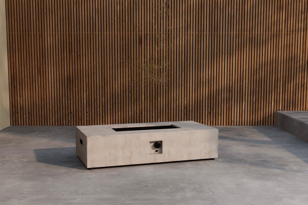 Foyer Ignis - forme rectangulaire et élancée en fibrociment