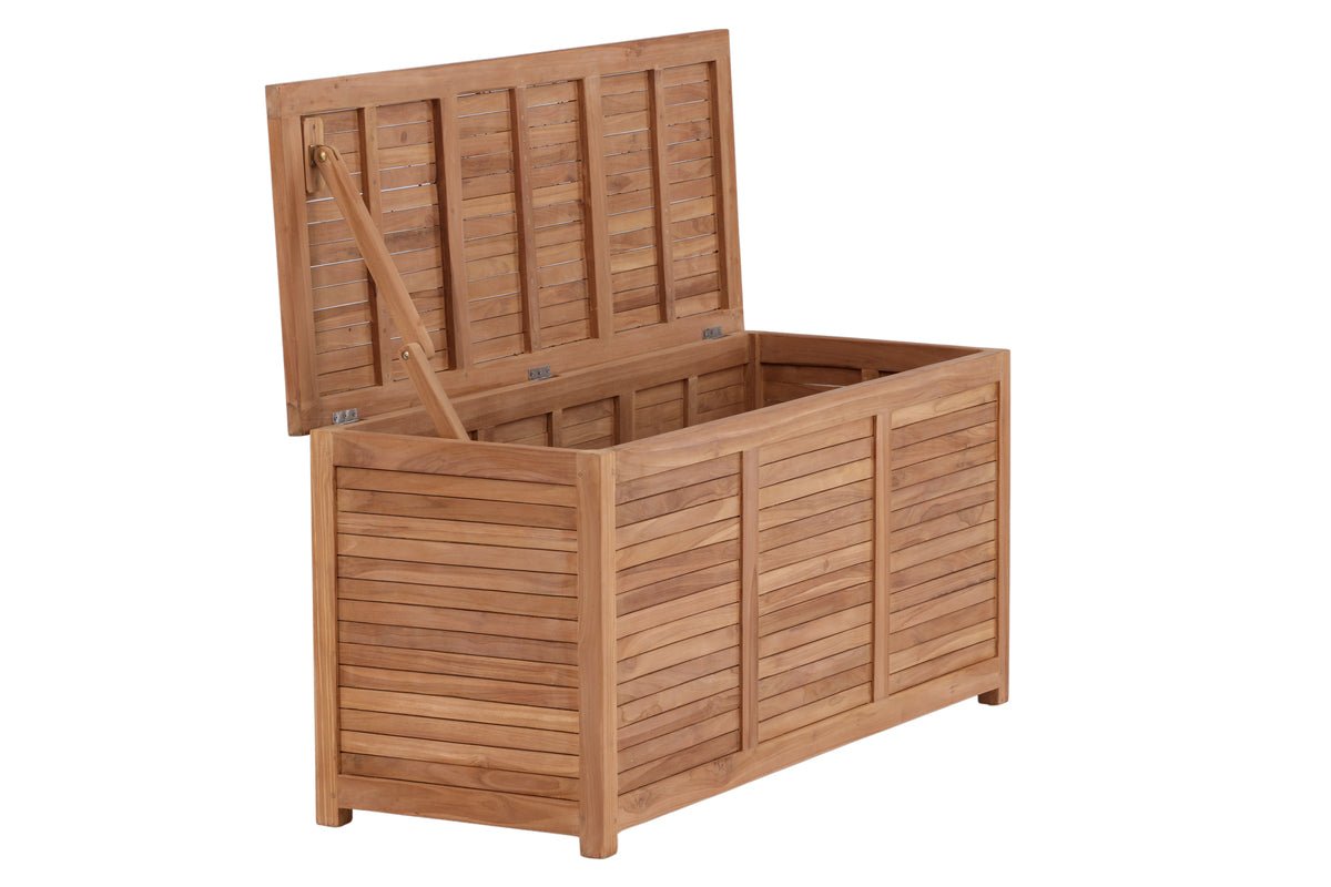 Garden Cushion Box Sorine - 60x130x50 made of Teak Wood