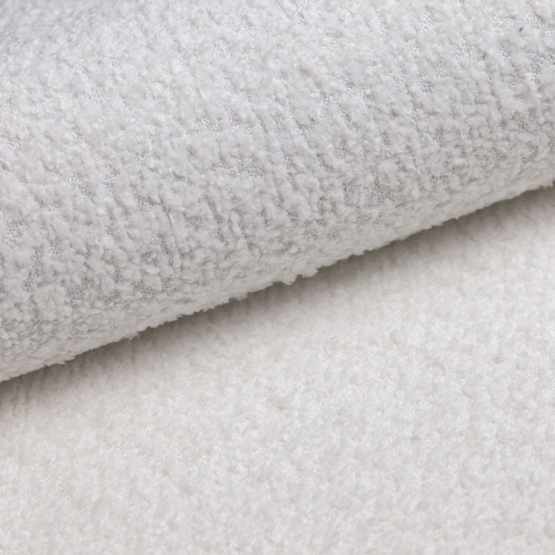 Canapé méridienne design Torino en Bouclé