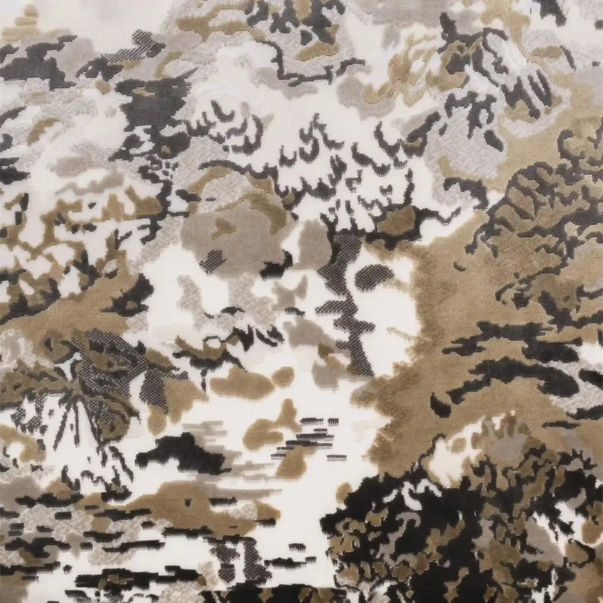 Canapé d'angle design Lesley Mini - jacquard à motif aquarelle