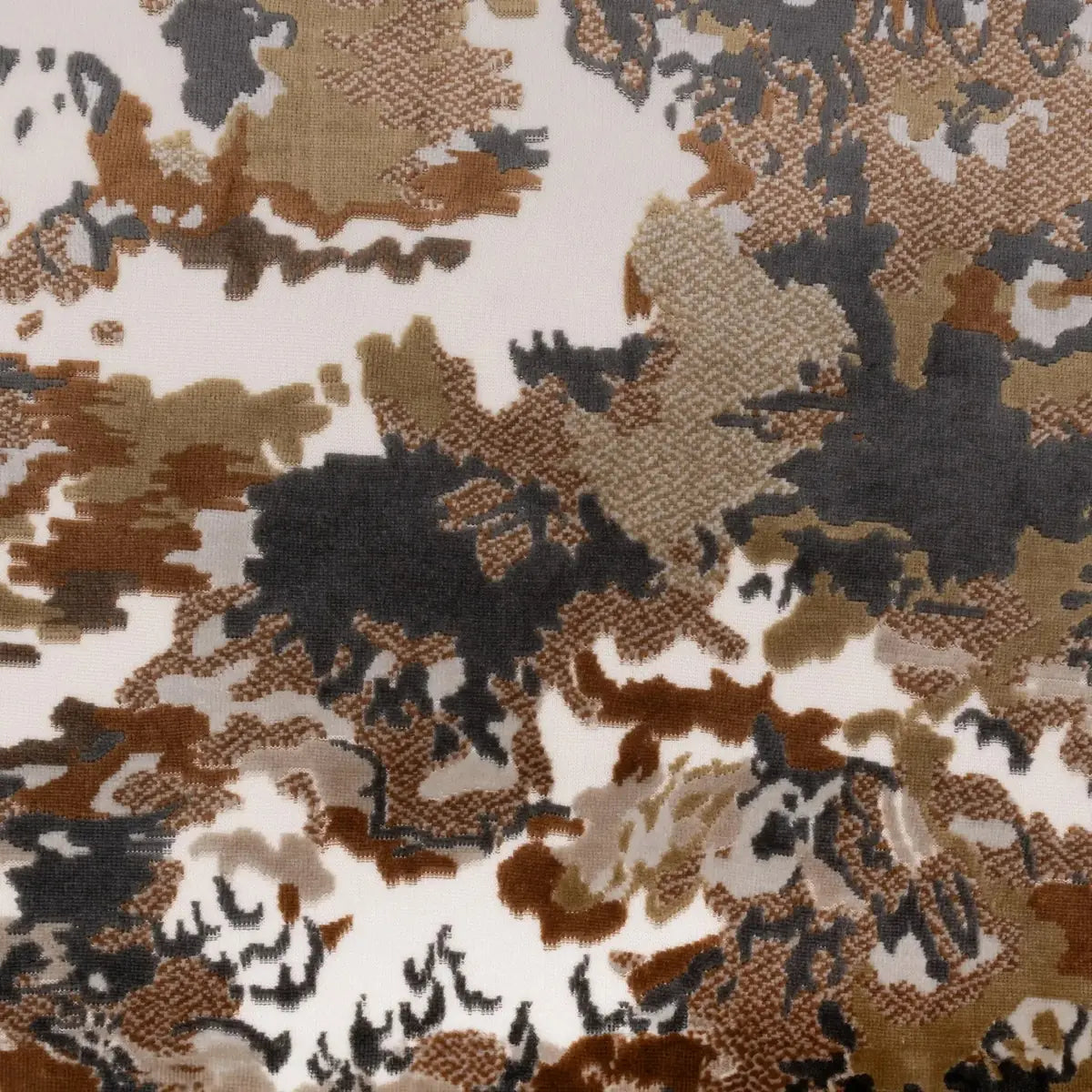 Canapé d'angle design Lesley Mini - jacquard à motif aquarelle