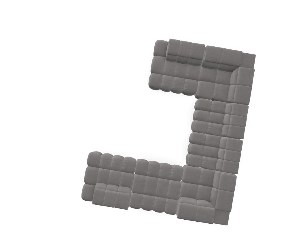 Modulares Sofa Buffalo - Däi Wonschkonfiguratioun M_MI97DS