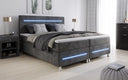 Boxspringbett Sejour mit LED in Cord
