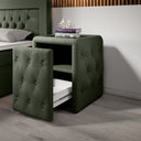 Designer Nightstand Josy in Bouclé