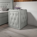 Designer Nightstand Josy in Bouclé