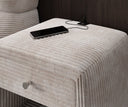 Designer-Nuetdësch Lilly mat USB-Ufank a Cord