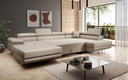 Designer Sofa Lago mat Schlof- a Klappfunktioun a Bouclé