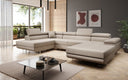 Designer Sofa Lago mat Schlof- a Klappfunktioun a Bouclé