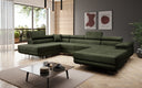 Designer Sofa Lago mat Schlof- a Klappfunktioun a Bouclé
