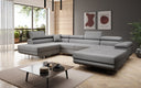 Designer Sofa Lago mat Schlof- a Klappfunktioun a Bouclé