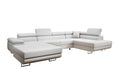 Designer Sofa Lago mat Schlof- a Klappfunktioun a Bouclé