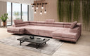 Designer Sofa Taormina mat Schlof- a Klappfunktioun a Kord