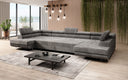 Designer Sofa Taormina mat Schlof- a Klappfunktioun a Kord