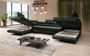 Designer Sofa Taormina mat Schlof- a Klappfunktioun a Kord
