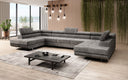 Designer Sofa Taormina mat Schlof- a Klappfunktioun a Kord