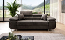 Designer 2er Sofa Siera mat Schlooffunktioun a Samt