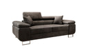 Designer 2er Sofa Siera mat Schlooffunktioun a Samt