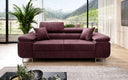 Designer 2er Sofa Siera mat Schlooffunktioun a Samt