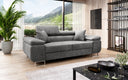 Designer 2er Sofa Siera mat Schlooffunktioun a Samt