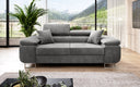 Designer 2er Sofa Siera mat Schlooffunktioun a Samt