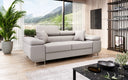 Designer two-seater sofa Triora in fabric