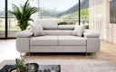 Designer two-seater sofa Triora in fabric