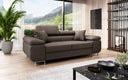 Designer two-seater sofa Triora in fabric