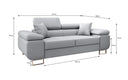 Designer two-seater sofa Triora in fabric
