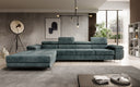 Designer-Ecksofa Calvera Maxi mat Schlof- a Klappfunktioun a Cord