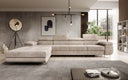 Designer-Ecksofa Calvera Maxi mat Schlof- a Klappfunktioun a Cord