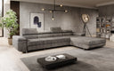 Designer-Ecksofa Calvera Maxi mat Schlof- a Klappfunktioun a Cord