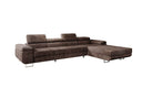 Designer-Ecksofa Calvera Maxi mat Schlof- a Klappfunktioun a Cord