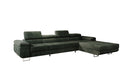 Designer-Ecksofa Calvera Maxi mat Schlof- a Klappfunktioun a Cord