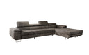 Designer-Ecksofa Calvera Maxi mat Schlof- a Klappfunktioun a Cord
