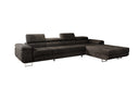 Designer-Ecksofa Calvera Maxi mat Schlof- a Klappfunktioun a Cord