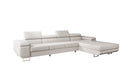 Designer Ecksofa Calvera Maxi mit Schlaf- und Klappfunktion in Bouclé