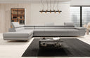 Designer Ecksofa Maxi mit Schlaf - und Klappfunktion in Bouclé