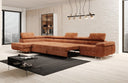 Designer Ecksofa Maxi mit Schlaf - und Klappfunktion in Cord
