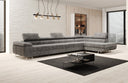 Designer Ecksofa Maxi mit Schlaf - und Klappfunktion in Cord