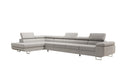 Designer Ecksofa Maxi mit Schlaf - und Klappfunktion in Bouclé