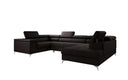Canapé designer Torino avec fonction couchage et rabattable