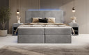 Boxspringbett Voyage mat LED a Späicherplaz a Samt
