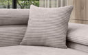 Loom square decorative cushions 40x40 made of corduroy