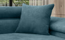 Loom square decorative cushions 40x40 made of corduroy
