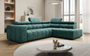 Designer Ecksofa Aurora mit elektrischer Schlaffunktion